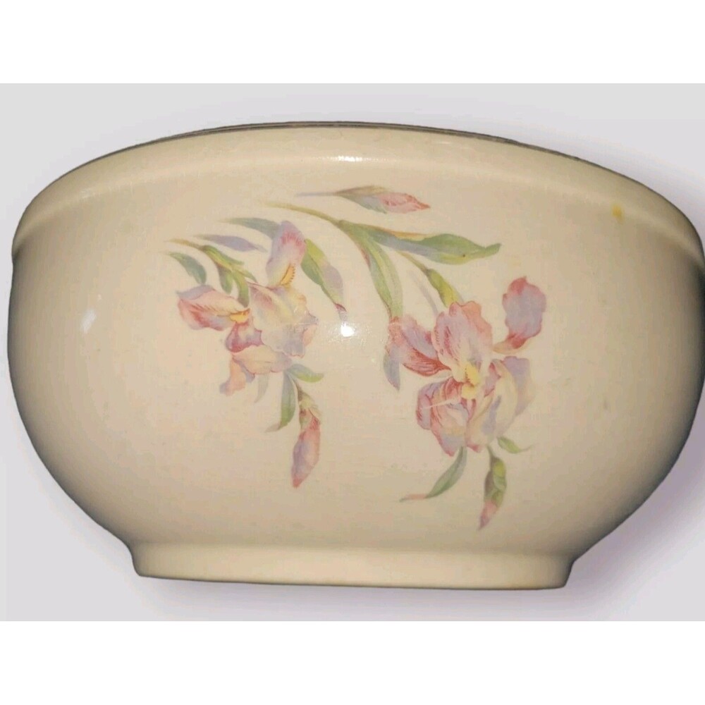 Universal Cambridge Bowl - Floral Pattern - 4" tall - 8 1/2” diameter